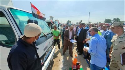 محافظ البحيرة يتفقد اصطفاف معدات إدارة الأزمات بمركز إيتاي البارود (صور)