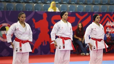منتخب مصر للسيدات يحصد الذهبية.. والفضية للرجال فى البطولة العربية للكاراتيه بالقاهرة 