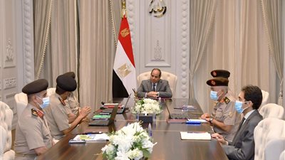 الرئيس السيسي يتابع مشروعات استصلاح الأراضي بتوشكى
