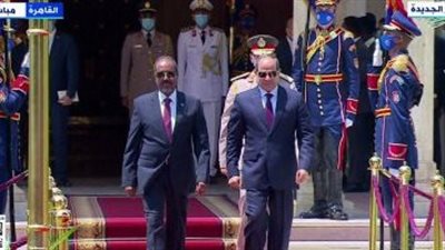 أبرز ما جاء في لقاء الرئيس السيسي ونظيره الصومالي اليوم