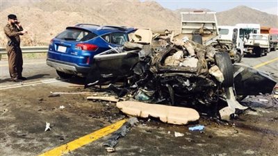 القوى العاملة تكشف تفاصيل مصرع وإصابة 7 مصريين في حادث مرورى بالسعودية