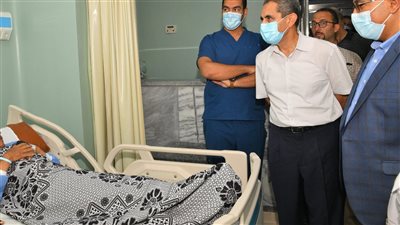 تفاصيل جولة محافظ الغربية بمستشفيات السنطة وطنطا والمجمع الطبي ومستشفى الأورام الجديد