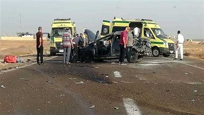 مصرع وإصابة 3 أفراد من أسرة واحدة في حادث انقلاب سيارة بسوهاج
