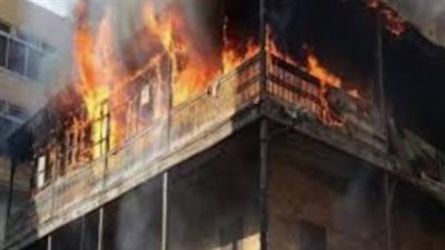 اندلاع حريق هائل في شقة سكنية بقنا
