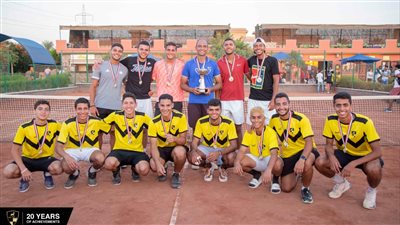 وادى دجلة بطلًا لدوري التنس بعد فوزه على الأهلي 