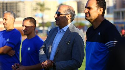 سموحة يؤدي مرانه الأخير قبل مواجهة فيوتشر.. وبسيوني يعلن القائمة