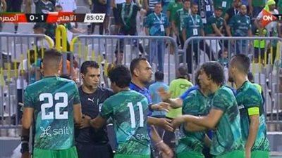 الأهلي يهزم المصري البورسعيدي فى الوقت القاتل 
