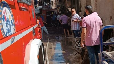 بالصور.. تفاصيل حريق كنيسة أبو سيفين بإمبابة 