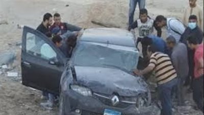 مصرع شخص وإصابة آخر فى حادث