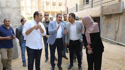 محافظ المنوفية يتابع أعمال التطوير بمحيط مجمع المصالح الحكومية بشبين الكوم