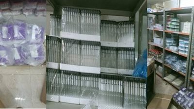 مباحث القاهرة تكشف سر انتشار المستلزمات الطبية مجهولة المصدر 