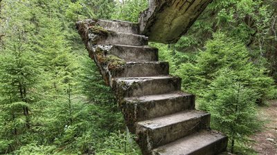 ما قصة السلالم المرعبة في غابات أمريكا؟ بعضها يصل بك لبوابات الجحيم!