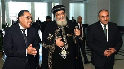 تفاصيل لقاء رئيس الوزراء والبابا تواضروس الثاني في العلمين