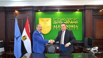 توقيع بروتوكول هام بين جامعة الإسكندرية وشركة الصرف الصحي