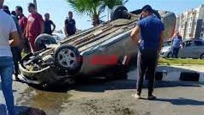 إصابة 5 أشخاص في حادث خطير بالبحيرة