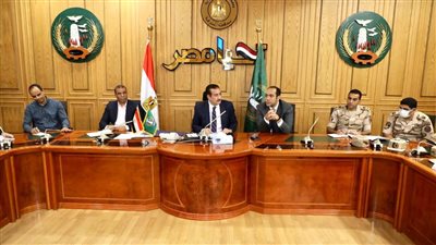 اجتماع هام لمحافظ المنوفية بشأن نسب تنفيذ مشروعات 