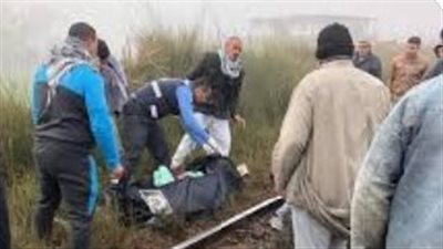 مصرع عامل تحت عجلات القطار في أبو النمرس