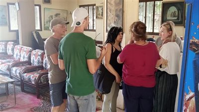 منطقة آثار بني حسن بالمنيا تستقبل وفدا من إنجلترا