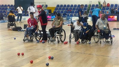 بعثة منتخب مصر للبوتشا تخضع للتصنيف الطبي في ايطاليا