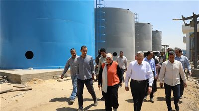 محافظ المنيا يتفقد مشروعات المبادرة الرئاسية 