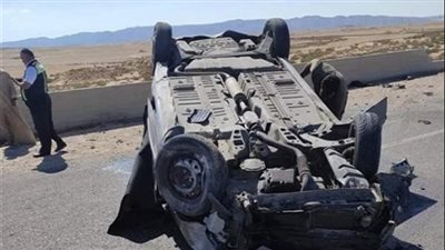بالأسماء.. إصابة 6 أفراد من أسرة واحدة في حادث انقلاب سيارة بسوهاج