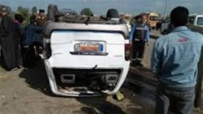 إصابة 11 شخصا في حادث آليم بالفيوم