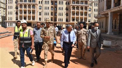 محافظ المنيا يتفقد المشروع القومي للتطوير العمراني لعواصم المحافظات