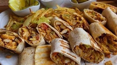 طريقة عمل شاورما الدجاج بالزبادي في البيت مثل المطاعم