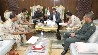 تفاصيل لقاء محافظ المنوفية ومساعد رئيس أركان حرب القوات المسلحة 