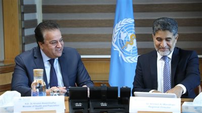 وزير الصحة يناقش سبل التعاون المشترك لدعم تنفيذ البرامج الصحية مع الصحة العالمية