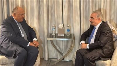 وزير الخارجية يلتقي رئيس الوزراء الفلسطيني في نيويورك