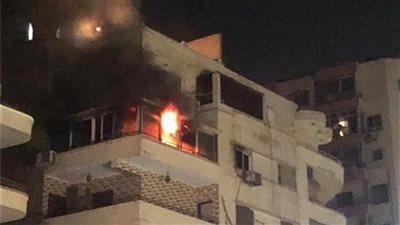 مباحث القاهرة تستمع لأقوال شهود عيان في حريق شقة سكنية بعين شمس