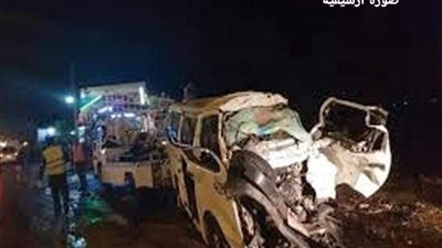 إصابة 6 أشحاص فى حادث تصادم بشع بأسوان