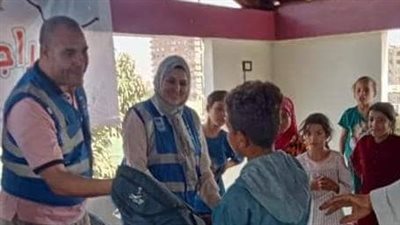  راجعين نتعلم.. توزيع 1250 حقيبة مستلزمات دراسية ضمن 