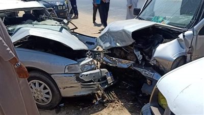 إصابة 16 شخصًا في حادث تصادم بالفيوم 