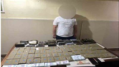 بعد ضبطه بالصدفة.. المشدد 3 سنوات لتاجر الكيف في المعادي