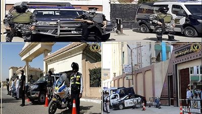 سر الانتشار الأمني بالشوارع والميادين والطرق المهمة على مستوى الجمهورية