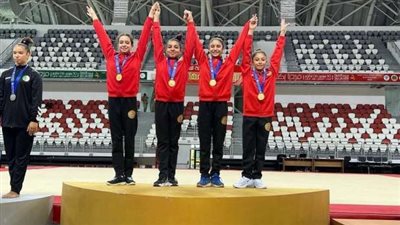 بنات مصر يحرزن ذهبية البطولة العربية للجمباز فى الجزائر 
