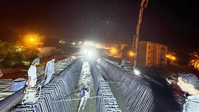 تطورات مشروع إنشاء كوبرى السيل العلوى للسيارات والمشاه بتكلفة 139 مليون جنيه