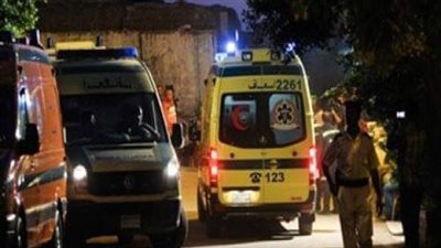 إصابة شخصين فى حادث انقلاب سيارة بأسوان 