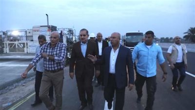 وزير النقل يتفقد أعمال تطوير الطريق الدولي الساحلي من دمياط حتى جمصة 