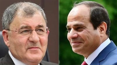 تفاصيل الاتصال الهاتفي بين الرئيس السيسي ونظيره العراقي