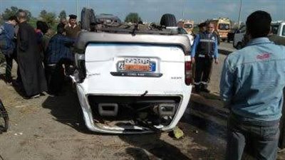 إصابة 14 شخصا بينهم طفلين فى حادث بشع بأسوان