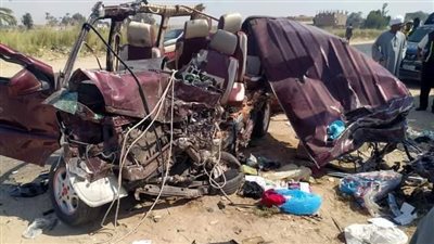 قائمة بأسماء الضحايا والمصابين في حادث دهس 4 سيارات على طريق الموت بسوهاج|صور