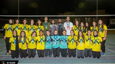 بنات وادى دجلة أكتوبر يحصدن فضية الجيزة للكرة الطائرة