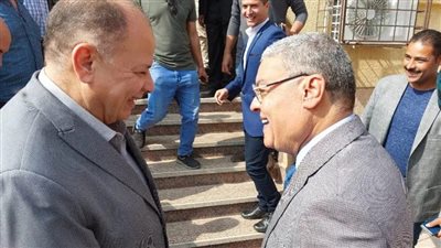 محافظ المنيا يشارك في احتفالات أسيوط ببدء تجديد قناطر ديروط 