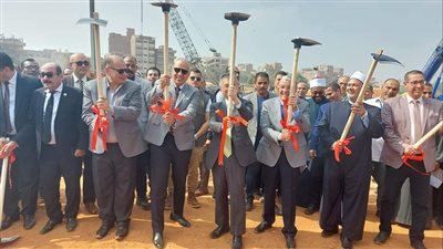 محافظ المنيا يشارك في الاحتفال ببدء أعمال إحلال وتجديد قناطر ديروط