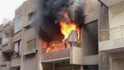 إصابة شخصين جراء حريق منزل بمنطقة الصاغة القديمة في الفيوم 