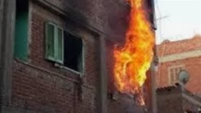إصابة شخص في حريق شقة سكنية بكفر الزيات 