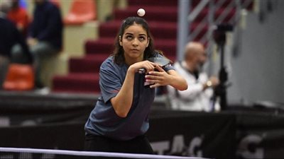 5 مصريات يتأهلن لربع نهائي بطولة مصر الدولية لتنس الطاولة 